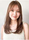 ワンカールこなれヘアレイヤーカット大人可愛い#503g0216