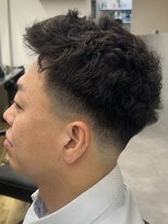 ナム 錦糸町(NAM)&nbsp;MEN’S/リバースセンターパート/ニュアンスパーマ/錦糸町