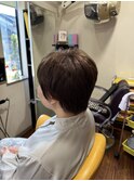  乾かすだけでまとまる大人ショート