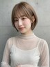 カット+選べる透明感カラー+髪質改善トリートメント　￥12,100