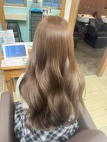 アースオーセンティック 大分下郡店(EARTH Authentic) 艶々ミルクティーベージュ