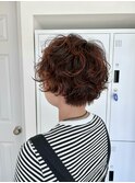 ニュアンスパーマ　ショート　くせ毛風パーマ