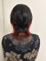 ペスカケイクリエイティブ(PESCA K-CREATIVE) ブラック×レッド インナーレイヤーウルフ