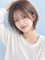 レフラム 亀有駅 亀有北口店(le:fro:m)&nbsp;ショートボブ髪型20代30代40代50代前髪あり前髪なし面長丸顔亀有