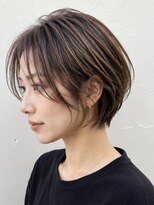 ハクア(HAKUA) ふんわり後頭部♪白髪ぼかし大人ショート