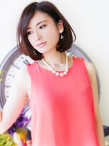 ヘア ジュレ ドゥ(hair jurer deux)&nbsp;【ヘアジュレドゥ 花井】 大人エレガント耳かけボブディ