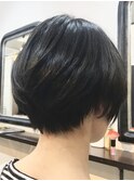 お客様スタイル　大人ショートボブ