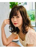 サマースタイル/シースルーバンク/ニュアンスカラー