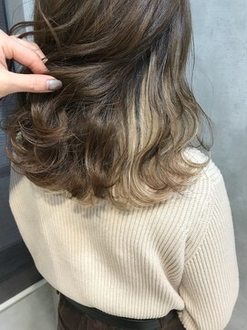 アンククロス 表参道(ANKH CROSS) 【ANKH CROSS表参道】ホワイトインナーカラー