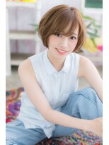 やわふわ質感♪前下がりアシメショートa