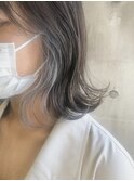 シルバーインナーカラー☆