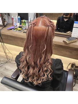 ヘアセット アリエス 新宿駅前店(aries) あみかちゅハーフツイン