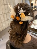 着付けヘアセット専門店 ウィズ(With) ふんわりハーフアップ