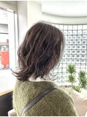 ミディ×グレージュ