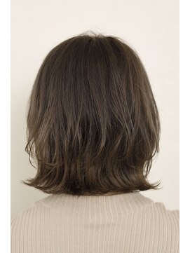 ルーフ 用賀(ROOF) 【ROOF用賀店】くびれボブ グレージュ レイヤーボブ