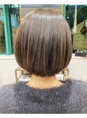 大人のショートボブ/髪質改善/垂水