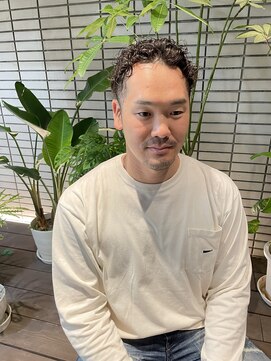 ダブル(W) 【hair salon W】オトナセンターパーマ