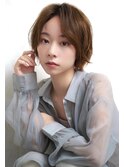 大人可愛い20代30代40代黒髪センター分けボブ