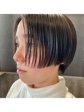 アンフェインド02(UNFEIGNED 02) 黒髪カタログ/クラゲヘアー/オリーブグレー/伏見/栄