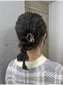 【簡単ヘアアレンジ】【ヘアセット】