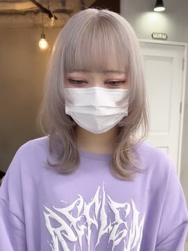 キラ 原宿(KILLA) 大人ガーリーチョコレートモードプリカールミルクティーアッシュ