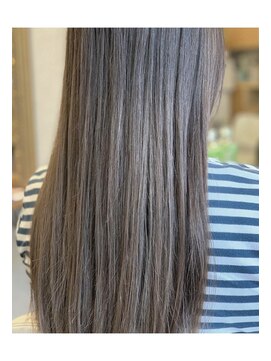 ボヌールセットゥ(Bonheur7) ストレートパーマ　ロングヘア