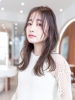 ハバナ 渋谷(HAVANA)&nbsp;20代30代大人可愛いグレージュカラー斜めバングショートボブ