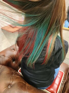 ヘアートランプ(hair trump) インナーカラー◆バイカラー◆キッズカラー