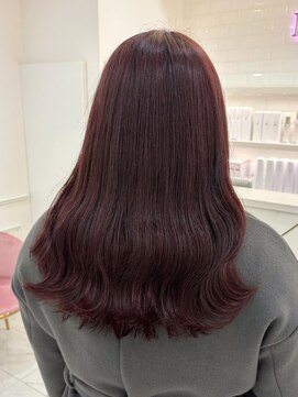 リルミー(Lilme) ブリーチなしで出来る♪濃密レッドカラー*まゆ