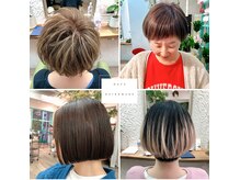 ヘイズ ヘアアンドメイク(HAYS HAIR&MAKE)の雰囲気（グレイカラー、お悩みヘアも素材を活かしてデザイン致します。）