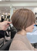 前下がりショート/前髪/絶壁解消/小顔効果/30代/40代【橋本】