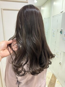 クロップ エス 湘南辻堂(crop es) cropes辻堂谷川　極細ハイライト×グレージュ