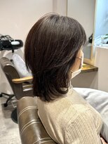 アンユヘアー 与野駅前店(unu.hair) 大人世代スタイル/レイヤー/明るめ白髪染め