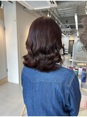 【牧内】ラベンダーブラウン/艶髪/20代30代