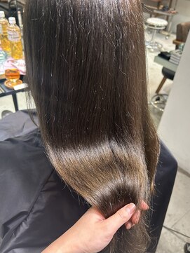 トレス(TRESS) ブリーチなしダブルカラー　オリーブ