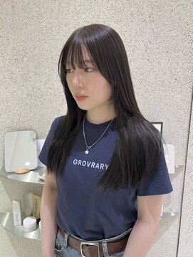 マイル 渋谷(mile) 【SATSUKI】ココアブラウン × 髪質改善ストレート