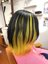 美容室 夢追い人&nbsp;アンブレラカラーイエロー