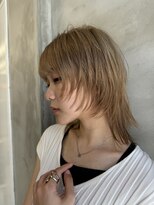 ロンド ストラーダ 心斎橋(Lond strada)&nbsp;韓国前髪顔周りレイヤー×ハイトーン[心斎橋/髪質改善]