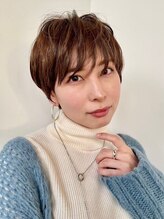 ユウ 香久山店(U)&nbsp;【U Hair】マッシュショート×ナチュラルハイライト