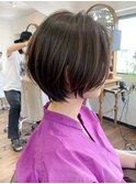 【畑中正敏】丸みショート/小顔ショート/ひし形ショート
