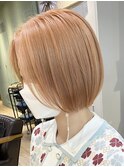 ミルクティーベージュダブルカラーケアブリーチインナーカラー