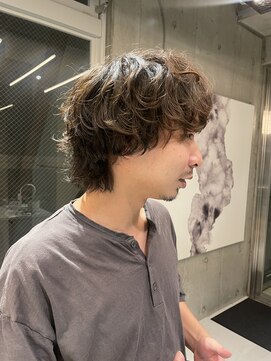 バロンフェム(baLon.fem) 【お客様スタイル】マッシュウルフパーマ