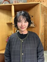 コム(com)&nbsp;ミニボブ × ざっくりウェーブ