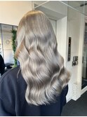 【W_SALON 河原町】グレージュ/ホワイトベージュ