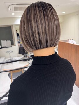 ジルブラン 京都(JIL BLAN) ハイライトバレイヤージュダブルカラーケアブリーチ20代30代