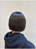イメチェン！卵型を活かす美髪前上りボブ【新宿/髪質改善/M3D】