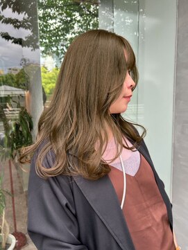 クプラ(Qpula) オリーブベージュ　ブリーチ