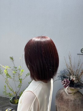 エクファ ヘア リゾート 大津 瀬田店(ex-fa hair resort) イメチェン/ホワイトブロンド/外ハネボブ/美髪/大津/瀬田