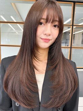 スタートウキョウ 渋谷(STAR TOKYO) 20代レイヤーカット◎無造作ロング×透け感アッシュ