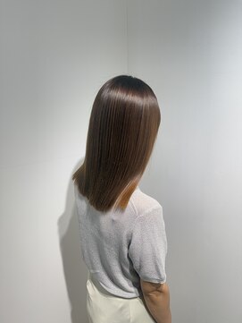 ビューブルー 亀戸錦糸町(VIEW BLUE) 美髪シアーカラー髪質改善レイヤーカット切りっぱなしボブ